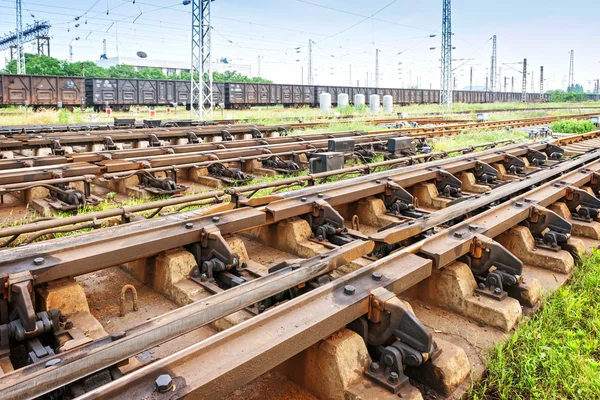 Vägen framåt järnväg — Stockfoto