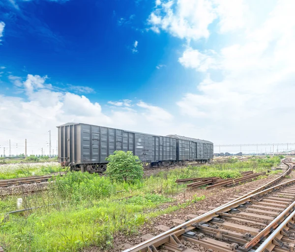 Így előre vasúti — Stock Fotó