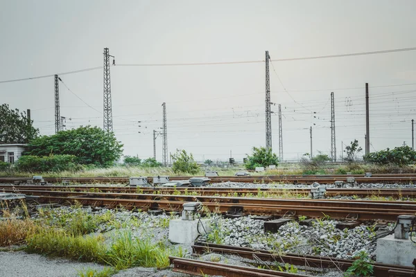 Cestou vpřed železnice — Stock fotografie