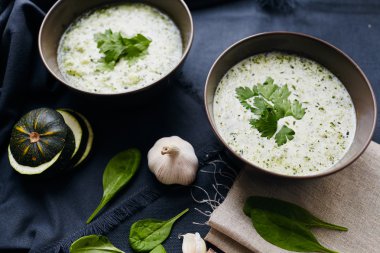 kabak, ıspanak çorbası