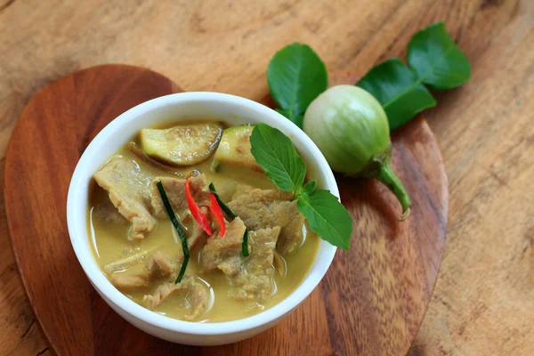 Comida de caril verde . — Fotografia de Stock