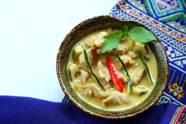 Mâncare verde curry . — Fotografie, imagine de stoc