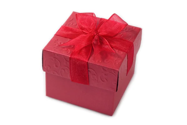 Red gift box. — Stock Photo, Image