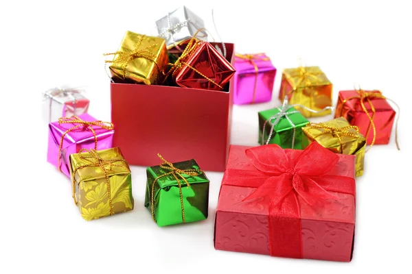 Red gift box. — Stock Photo, Image