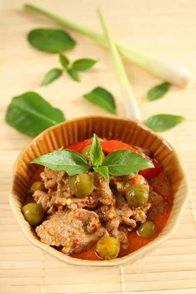 Pork red curry. — Stock Photo, Image