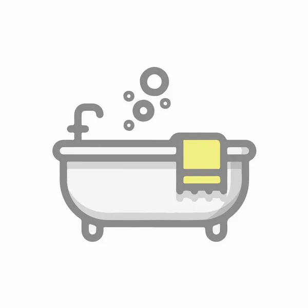 Bathroom Icon Symbol Illustration Flat Modern Style Available Your Designs — Stock Photo, Image