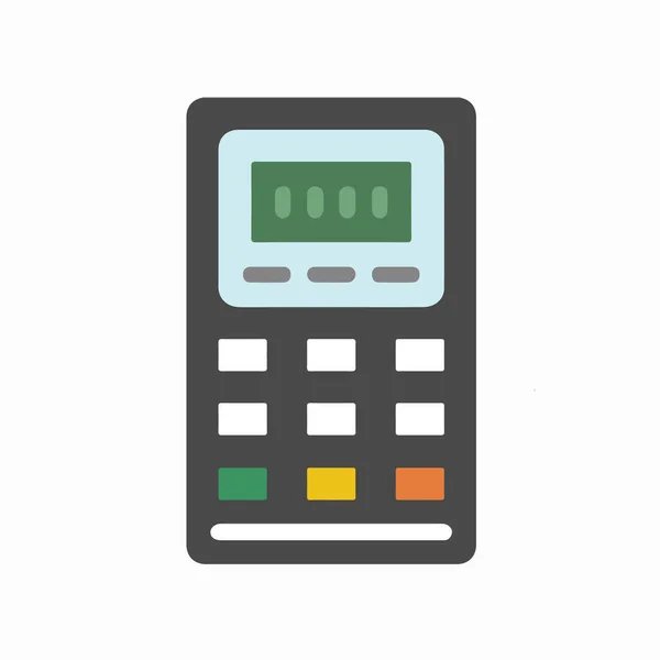 Ikona Kalkulator Symbol Ilustracja Płaski Nowoczesny Styl Dostępny Dla Twój — Zdjęcie stockowe