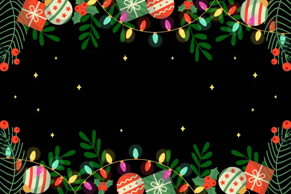 Kerstmis Nieuwjaar Vakantie Achtergrond — Stockfoto