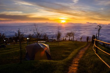 Deniz sis Dağı'nda.
