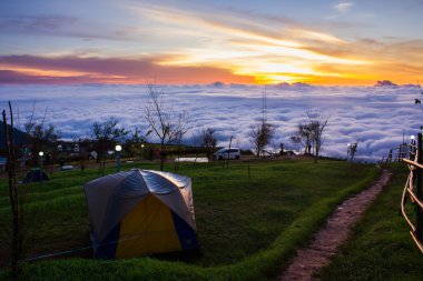 Deniz sis Dağı'nda.