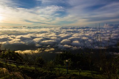 Deniz sis Dağı'nda.