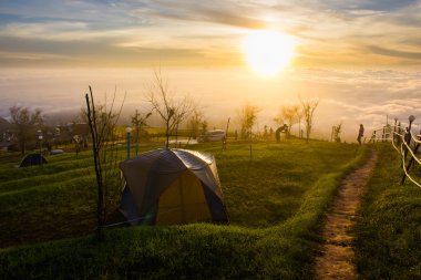 Deniz sis Dağı'nda.