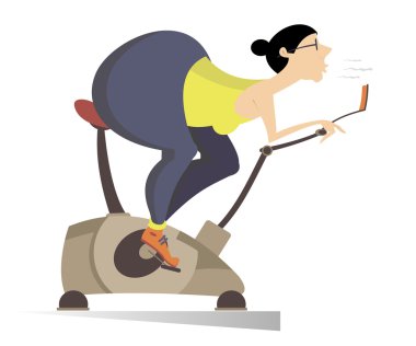 Kadın sağlıklı ve güzel olmak istiyor