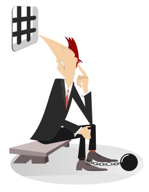 Pranga üzgün mahkum 