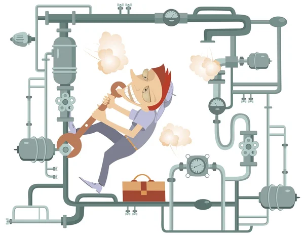 Mechanische illustratie — Stockvector