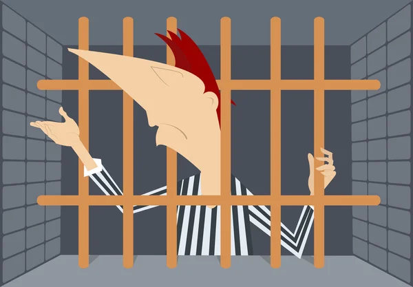 Prisoner — Stock Vector