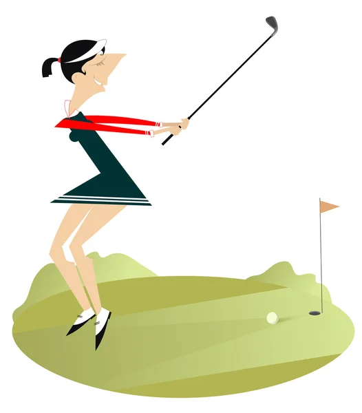 Dzień dobry, do gry w golfa — Wektor stockowy