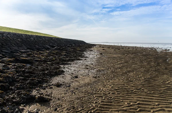 Diga nel Mare del Nord — Foto Stock