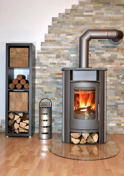 Wood fired stove — Stock Photo, Image