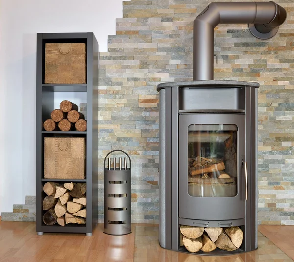 Wood fired stove — Stock Photo, Image