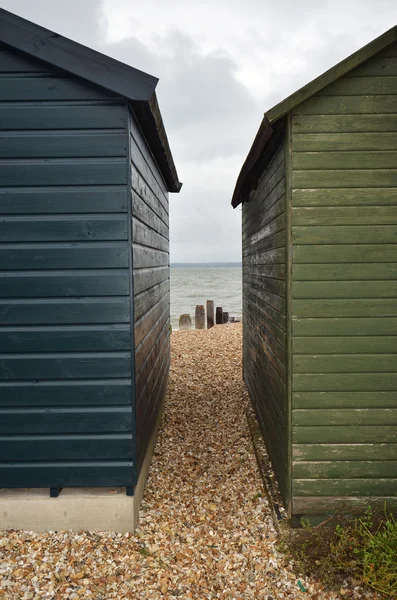 Strandhütten — Stockfoto