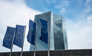 Avrupa Merkez Bankası Ecb Frankfurt, Almanya çok yeni bina