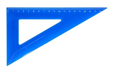 Çocuk matematik okul ve ev ödevi için plastik cetvel