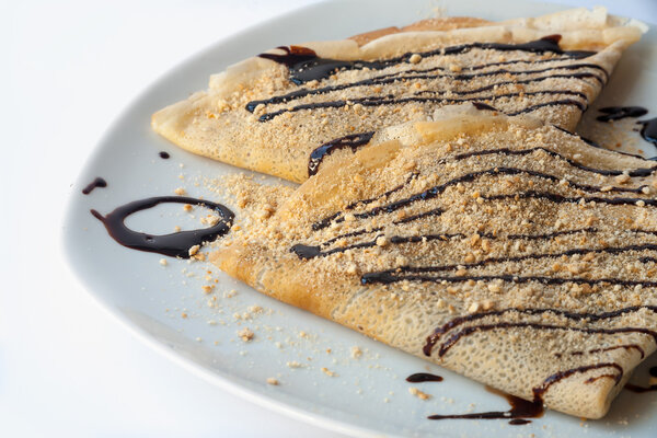 креп с шоколадом
