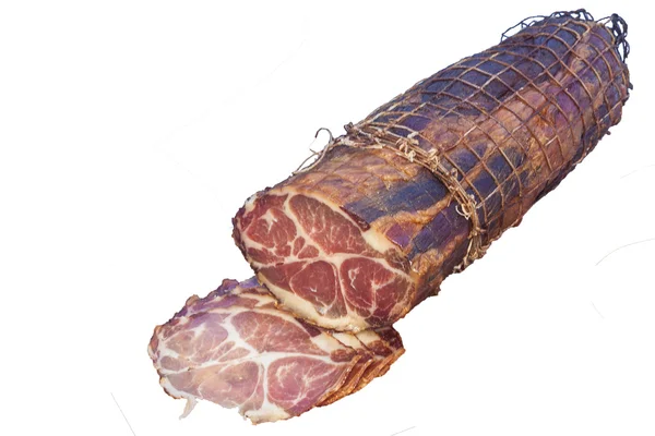 Gerookte ham Stockfoto