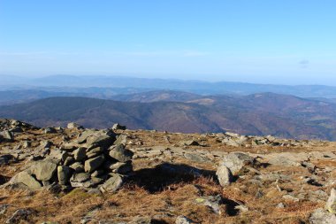 Görünümden Babia Gora, Beskidy, Polonya