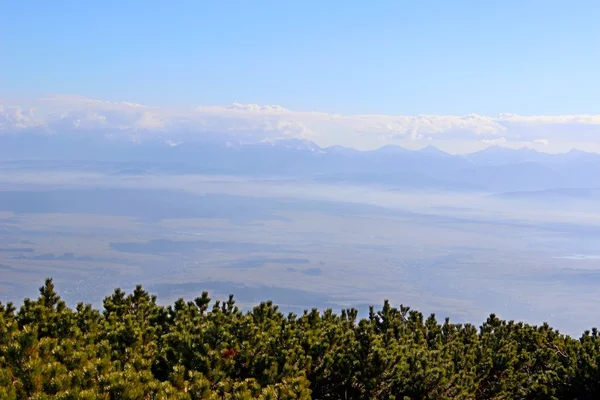 View from Babia Gora, Beskidy, Poland — Stock Photo, Image