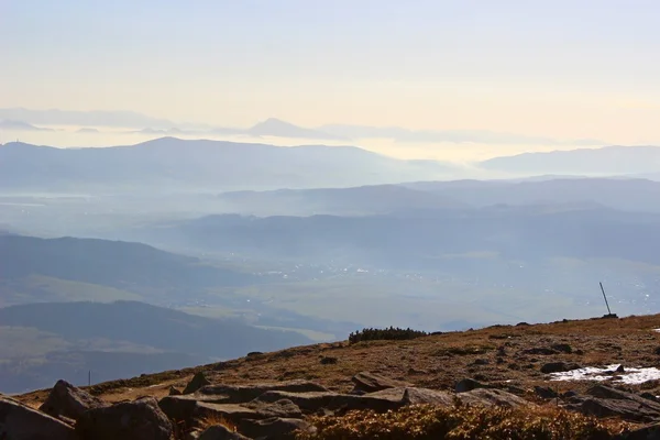 Görünümden Babia Gora, Beskidy, Polonya — Stok fotoğraf