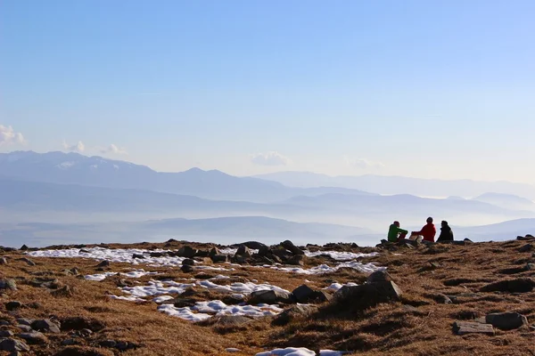 Vista de Babia Gora, Beskidy, Polônia — Fotografia de Stock