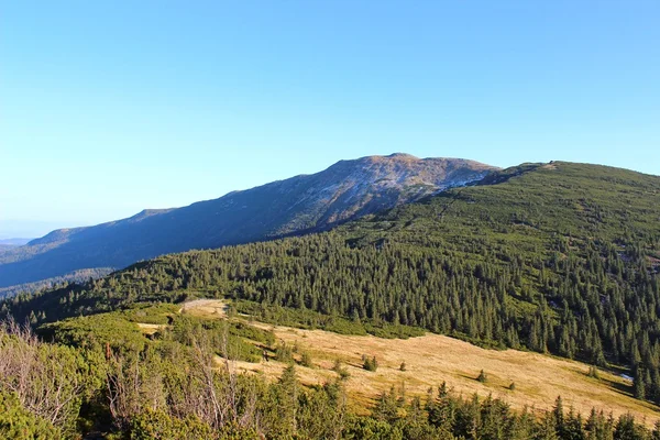 Blick von babia gora, beskidy, poland — Stockfoto