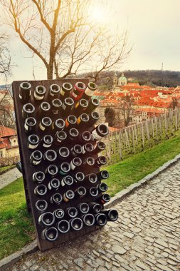 koleksiyon yaşlanma raf açık havada karşı eski kasaba pra şaraplar