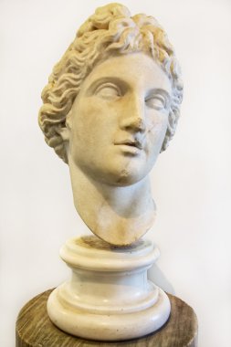 Head of Apollo, museum in Roman Forum, Rome, Italy clipart