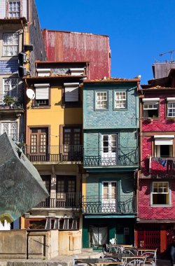 Eski şehir, Porto, Portekiz evlerde cephe