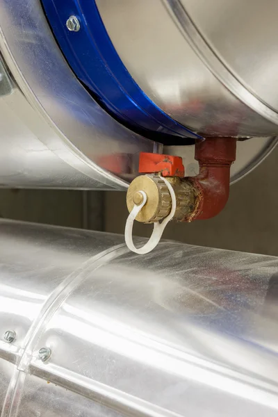 Válvula de calefacción colector — Foto de Stock