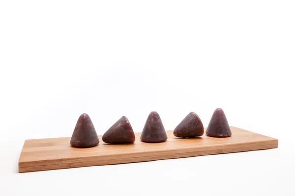 Ten piramidy cuberdons — Zdjęcie stockowe