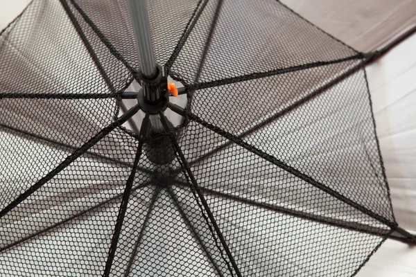 Umbrella with fan — Stock Photo, Image