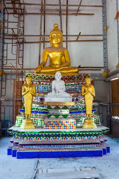 Four Buddha in the temple — Stock Photo, Image