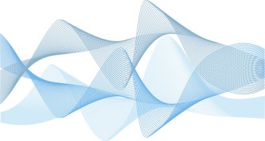 Beyaz arka plan dalga