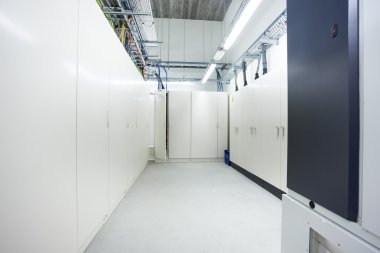 Elektrik kutuları ile Oda