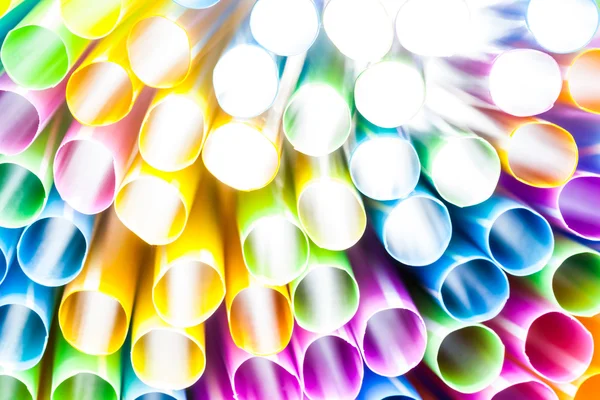 Abstract drinking straws — Stock Photo, Image