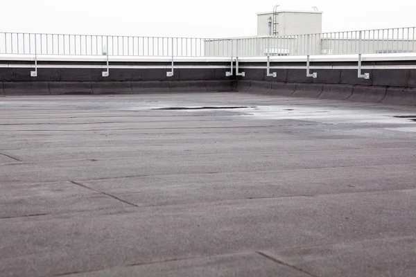 Flat roof with roofing — Stock Image Flat roof with roofing Royalty Free Stock Images