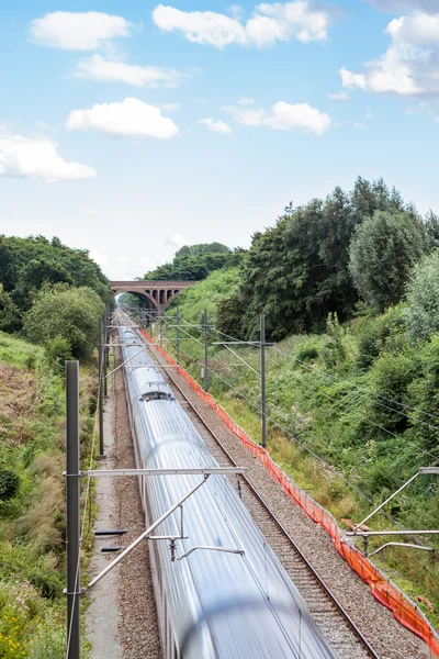 De trein sporen — Stockfoto