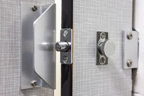 Toilet door lock — Stock Photo, Image
