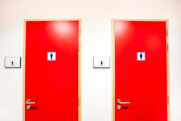 Πόρτες από τις τουαλέτες — Φωτογραφία Αρχείου
