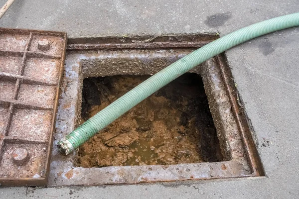 Clearing Service Clearing Cesspool Large Intestine — Stock Photo, Image