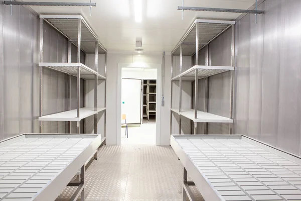 Este Gran Refrigerador Sirve Como Espacio Trabajo Para Investigación Industria — Foto de Stock